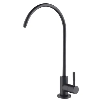 Matte black faucet