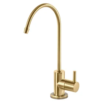 Brushed gold faucet
