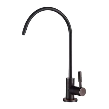 Oil-rubbed bronze faucet